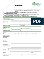 Food Hygiene Rating Scheme: Appeal Form: Notes For Businesses