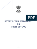 Model GST Act 2016 Draft