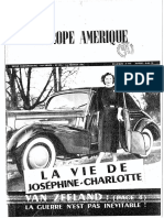 Europe Amérique - 1 Février 1951 - Van Zeeland