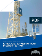 Crane Operator Hoist 2 PK Crane Operator Hoist 2 PK: Sydney Hoist Rentals Pty LTD