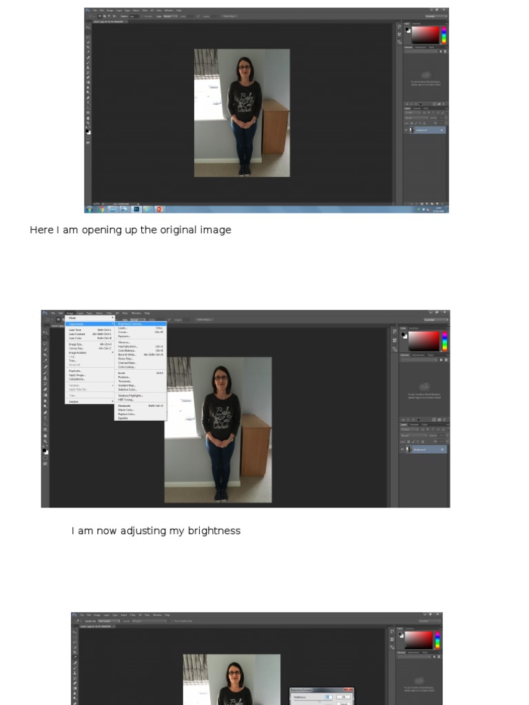 Image Editing Process Overview | PDF | Language Arts & Discipline | Art