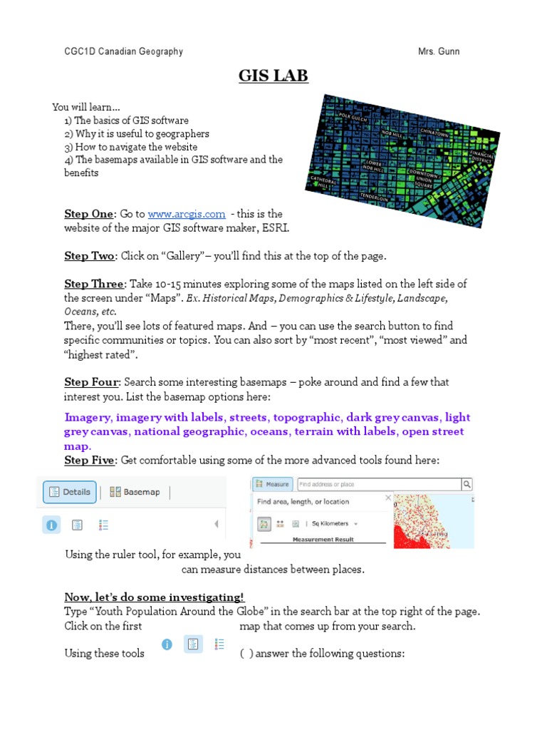 Gis Lab | PDF | Geographic Information System | Geography