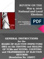 Review on 2016 Briefing on Election 