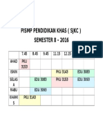 JADUAL WAKTU