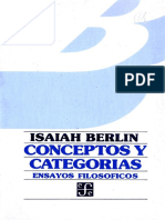 Berlin, Isaiah. Conceptos y Categorías Copia