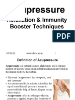 Acupressure Immunity Points
