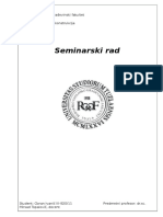 Seminarski Rad Stabilnost I Dinamika Konstrukcija