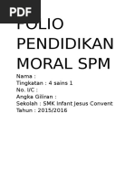 Kerja Kursus Pendidikan Moral Spm 2011