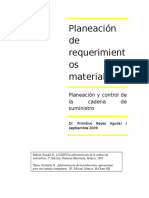 PLANEAR requerimientosMATERIALES