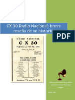 CX 30 Radio Nacional, breve reseña de su historia. . 