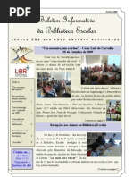 Boletim Mensal da BE/CRE _ Outubro 09