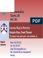 Khan Hossain Buisness Card