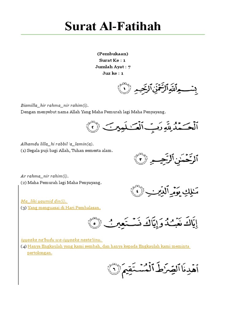 Rose Glen North Dakota Try These Al Fatihah Latin Saja