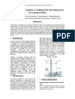 Informe Practica 1-Manejo de Material y Normas de Seguridad en El Laboratorio PDF