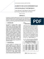 Informe Quimica Manejo y Tratamiento de Datos Experimentales-Calibracion de Matraz Volumetrico