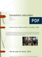 Desastres naturales