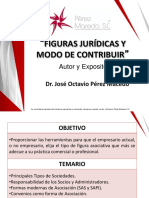 Estructuras Jurídicas Para Operar Un Negocio o Una Actividad