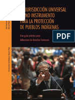 La Jurisdicción Universal Como Instrumento para La Protección de Pueblos Indígenas