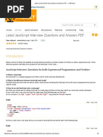 JavaScript Interview Questions and Answers PDF - CodeProject