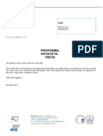 Proforma Invoice Nr. 158725: Our Ref: Date: Your Ref
