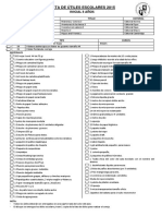 Lista de Utiles Inicial 2015 Clemente Althaus PDF