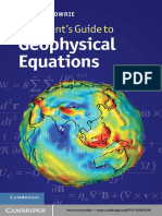 Guide To Geophysical Equations