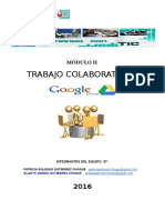 Trabajo Colaborativo y Google Drive