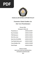 Download Kelompok 2 Parameter Kimia Kualitas Air Dan Cara Penentuannya by mega SN315622472 doc pdf