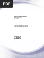 IBM Unica Marketing Platform Admin Guide