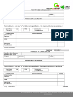 3. Ficha de Canalización CAA T 03