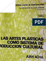 ACHA JUAN Artes Plasticas Como Sistema de Produccion Cultural (1)