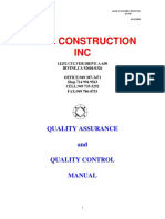 Base Construction INC: Quality Assurance and Quality Control Manual