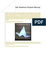 Download Tutorial Mudah Membuat Origami Burung Bangau by mifta hida SN315633891 doc pdf