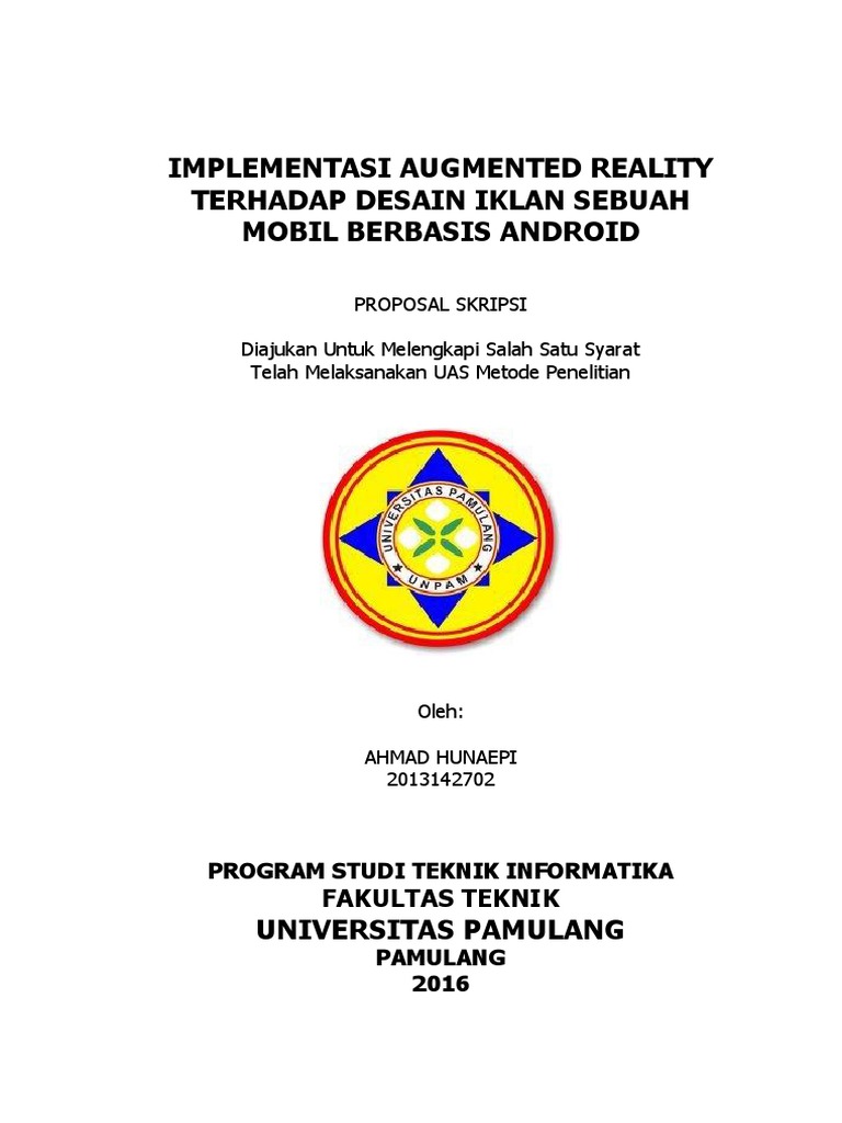 IMPLEMENTASI AUGMENTED REALITY TERHADAP DESAIN IKLAN IMPLEMENTASI AUGMENTED REALITY TERHADAP DESAIN IKLAN