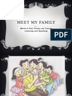 Meet My Family: World of Self, Family and Friends Listening and Speaking