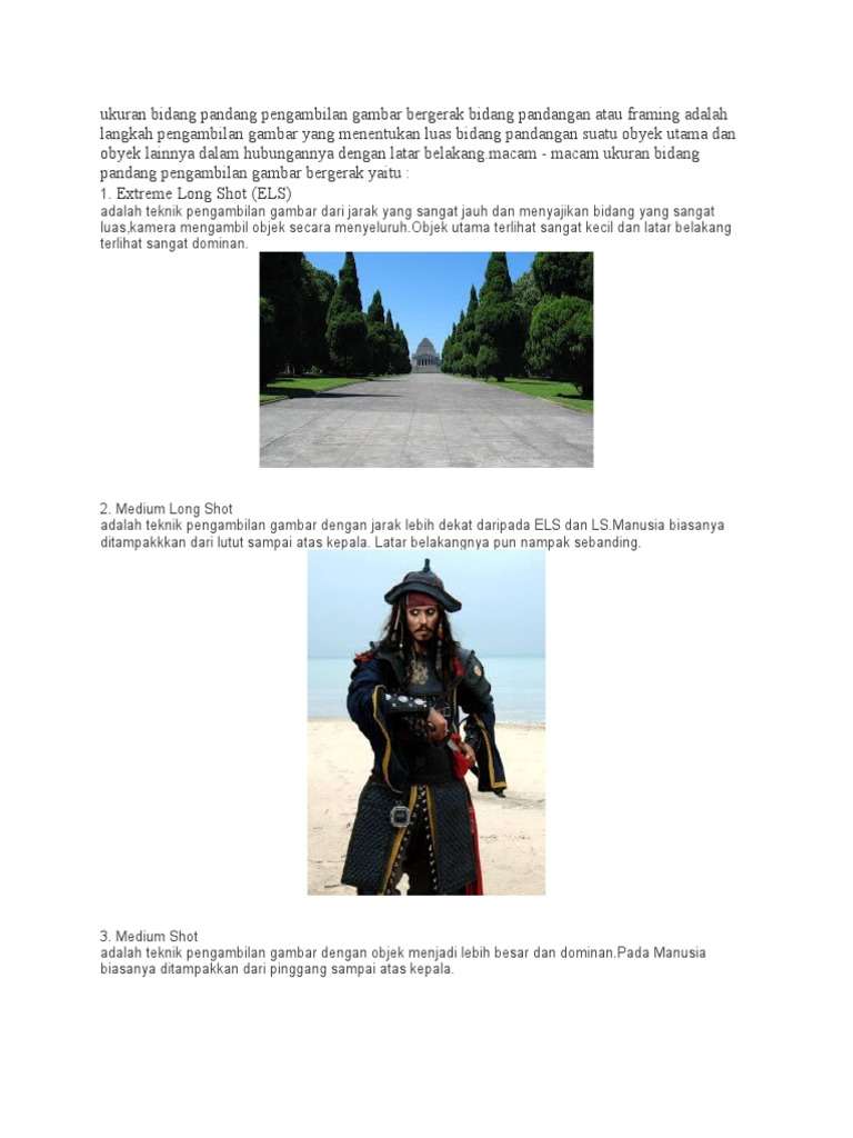 Ukuran Bidang Pandang Pengambilan Gambar Bergerak.docx