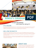BINGU'S GRADUATION DAY-A NEW BEGINING by The Association of African Students in India AASI