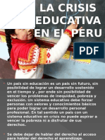 La Crisis Educativa en El Peru