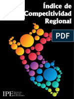 Indice de Competitividad Regional 2016 (Preliminar)