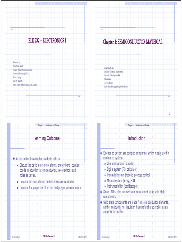 Semiconductor Materials Overview | PDF | Semiconductors | Doping ...