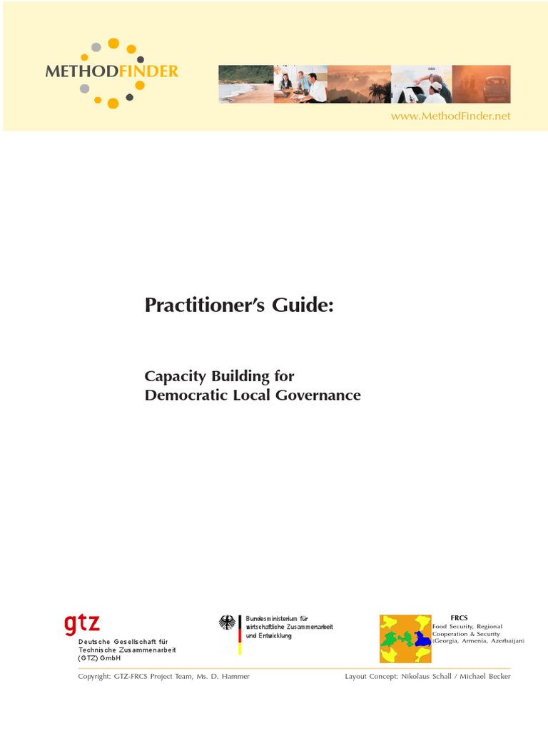 0073 - Capacity Building For Democratic Local Governance - Method | PDF ...