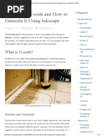 An Intro to G-code and How to Generate It Using Inkscape