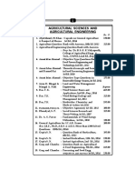 Agricultural Sciences and Agricultural Engineering: Deshmukh, Dubey Etc