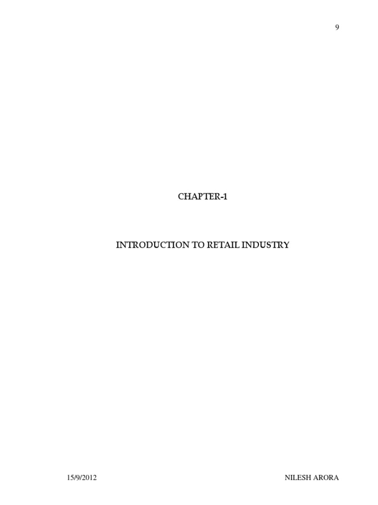 Chapter Retail Strategy PDF