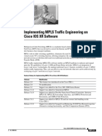 Implementing MPLS Traffic Engineering On Cisco IOS XR Software