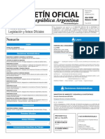 Boletín Oficial de La República Argentina, Número 33.399. 14 de Junio de 2016