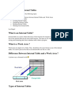 63303219 All About SAP Internal Tables