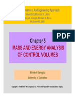 Thermodynamics I: Mass and Energy, Analysis of Control Volumes