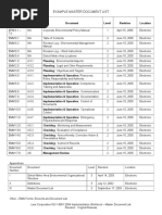 Lear-118-H Master Document List