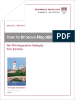How to improve negotiation skills